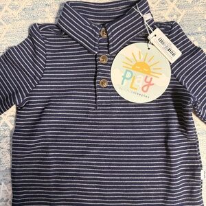 NWT Little Sleepies Play Collard Shirt